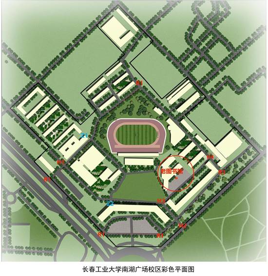 附件1南湖校區(qū)平面圖